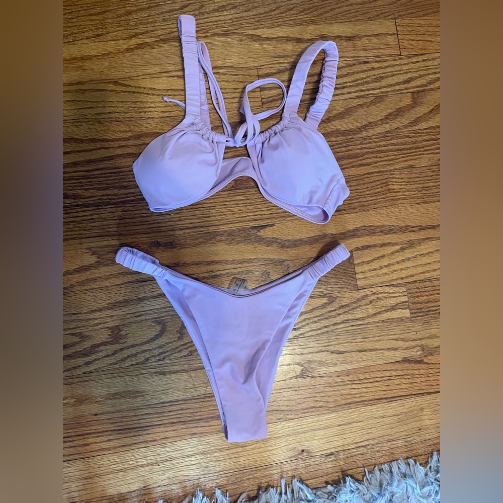 Lilac purple bikini